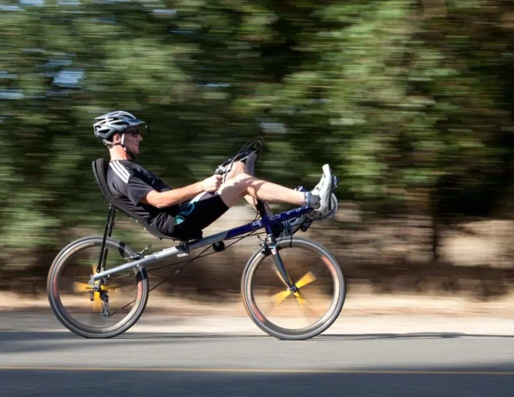 What is the best posture for a recumbent bike