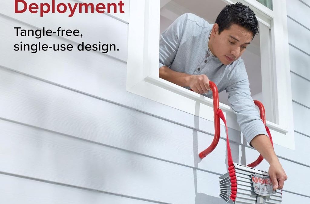 Kidde 2-story fire escape ladder tested for safety and durability.