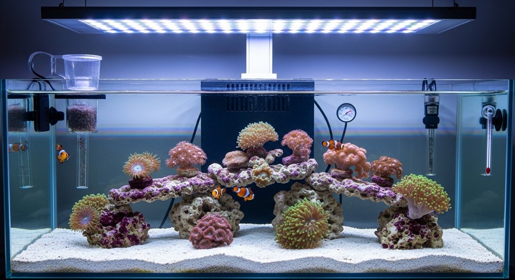 Essential reef tank equipment list for saltwater aquarium beginners