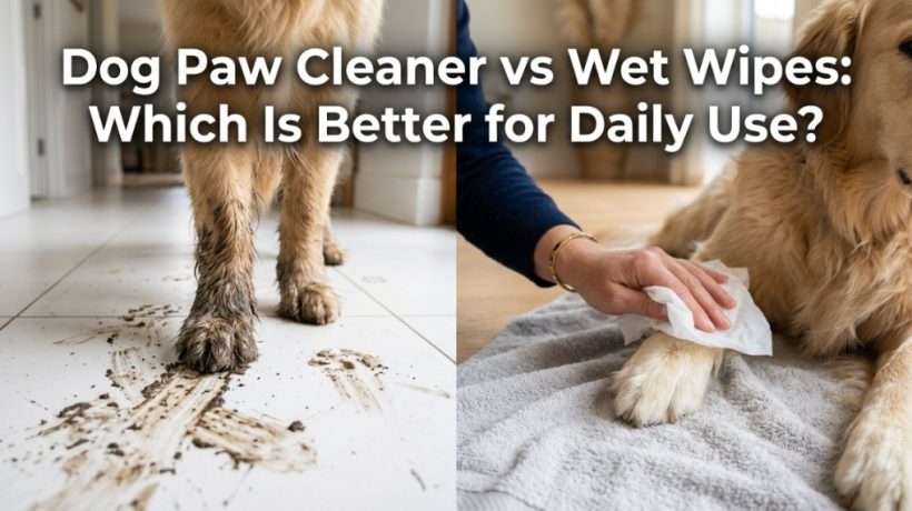 Dog Paw Cleaner vs Wet Wipes: Which Is Better for Daily Use?