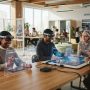 Workers developing skills for an AI-driven future
